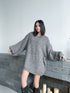 Balloon Sleeve Knit Top